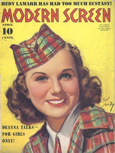 MODERN SCREEN magazine cover Issue 101 April 1939